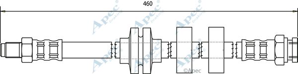 APEC BRAKING Jarruletku HOS3558